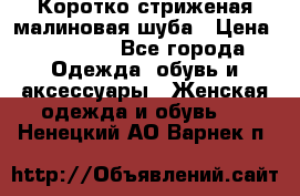 Коротко стриженая малиновая шуба › Цена ­ 10 000 - Все города Одежда, обувь и аксессуары » Женская одежда и обувь   . Ненецкий АО,Варнек п.